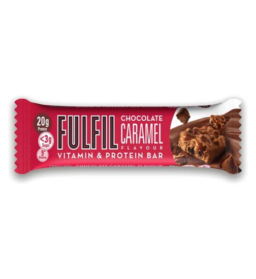 Fulfil Chocolate Caramel Flavour Vitamin & Protein Bar 55g
