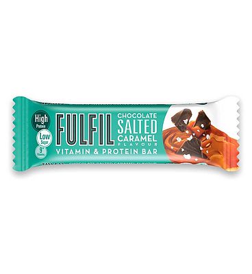 Fulfil vitamin and protein bar salted caramel 55g