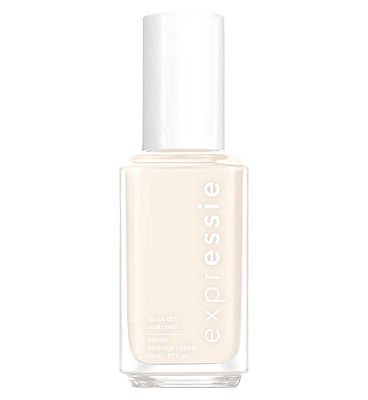 Essie expressie 440 Daily Grind, Eggshell Nude White Colour, Quick Dry Nail Polish 10ml