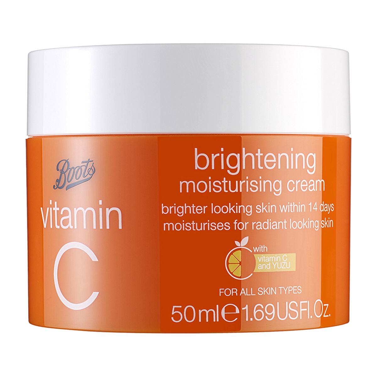 Boots Vitamin C Brightening Moisturising Cream 50Ml