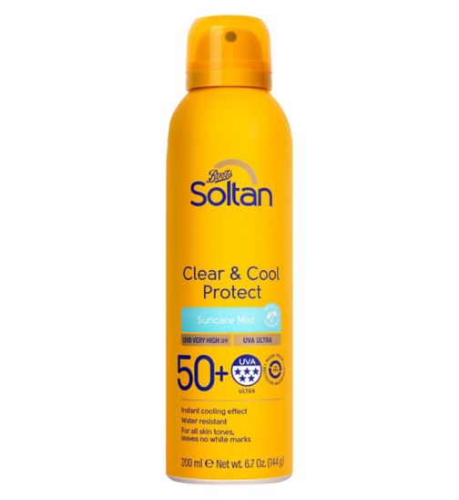 Soltan Clear and Cool Protect Suncare Mist SPF50 200ml