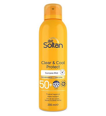 Soltan Clear and Cool Protect Suncare Mist SPF50 200ml