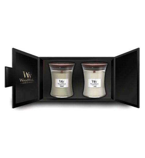 WoodWick 2 Medium Hourglass Candles Gift Set
