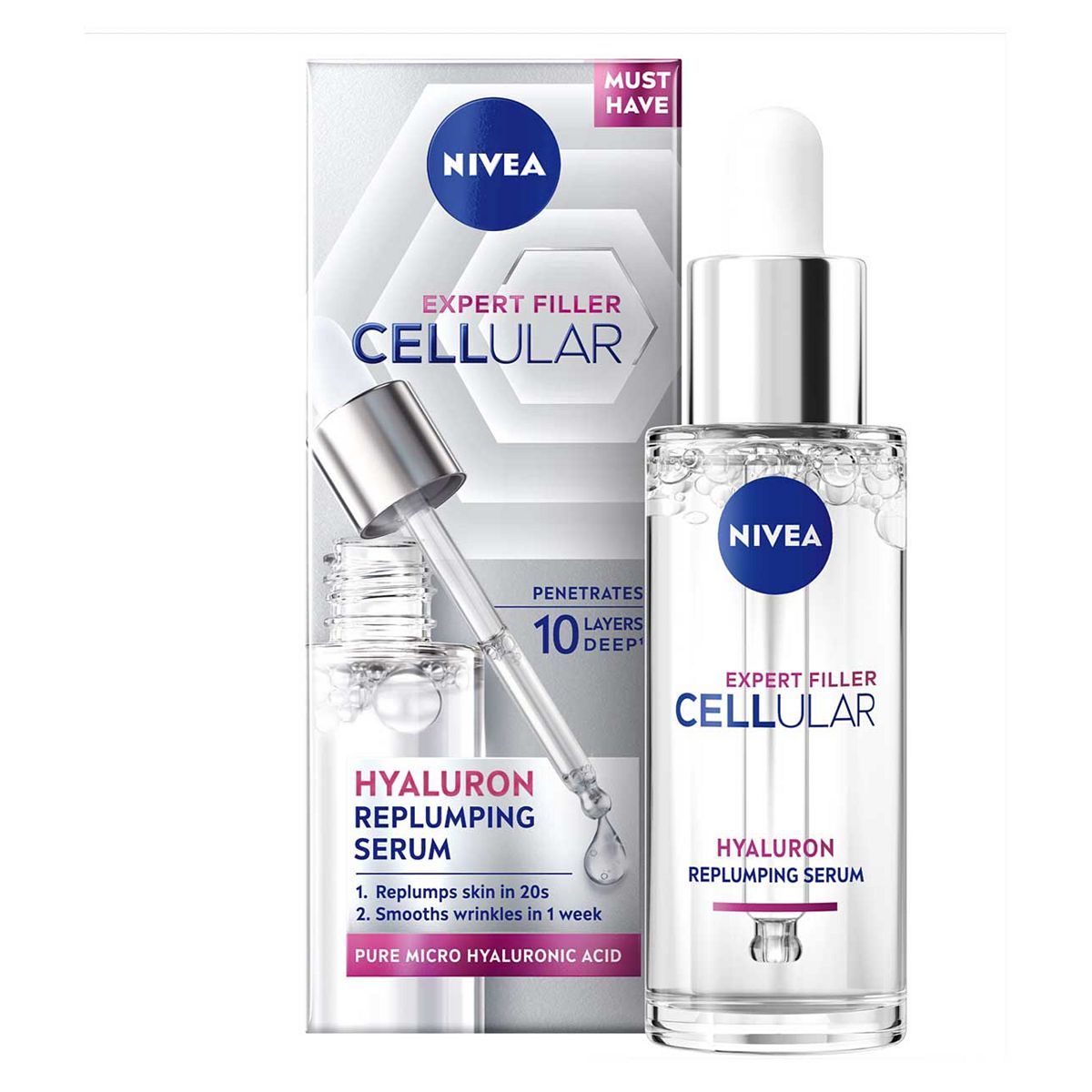 Nivea Cellular Filler Hyaluronic Acid Serum 40ml