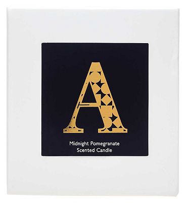 Landon Tyler Alphabet Candle - Letter A - Midnight Pomegranate 140g