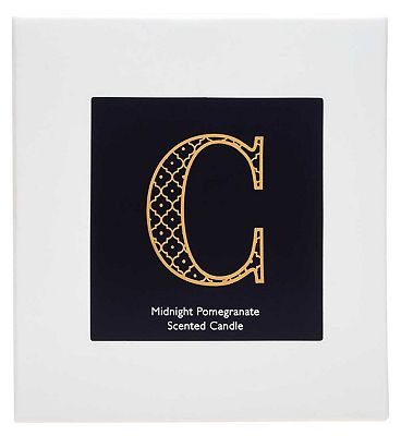 Landon Tyler Alphabet Candle - Letter C - Midnight Pomegranate 140g