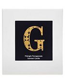Landon Tyler Alphabet Candle - Letter G - Midnight Pomegranate 140g