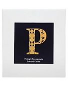 Landon Tyler Alphabet Candle - Letter P - Midnight Pomegranate 140g