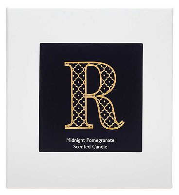 Landon Tyler Alphabet Candle - Letter R - Midnight Pomegranate 140g