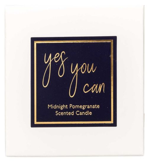 Landon Tyler Sentiment Candle - Yes You Can - Midnight Pomegranate 140g