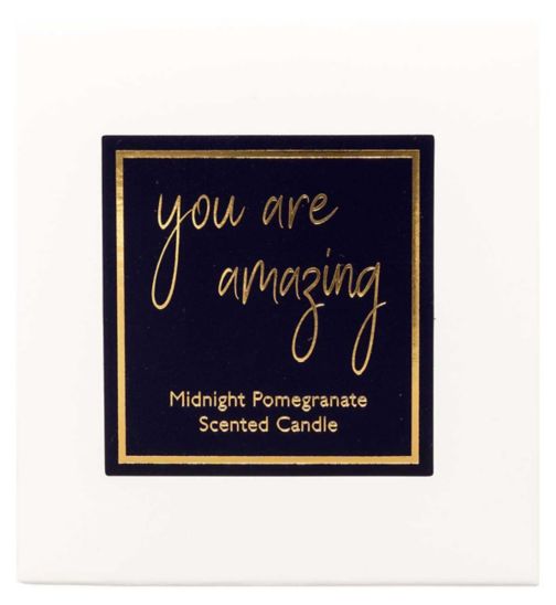 Landon Tyler Sentiment Candle - You are Amazing - Midnight Pomegranate 140g