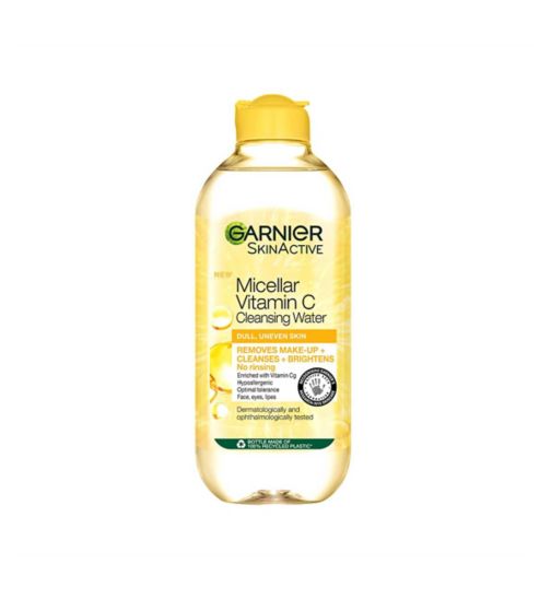 Garnier Vitamin C Micellar Water 400ml, Cleanse & Brighten Skin