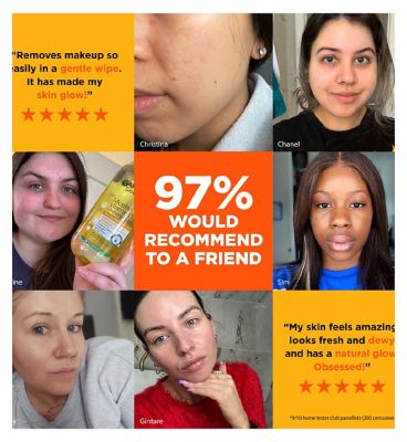 Garnier Micellar Vitamin C Water, Gentle face Cleanser & Makeup Remover, Brightening Formula, 400ml (5)