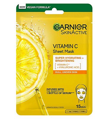 Garnier Brightening & Super Hydrating Vitamin C Sheet Mask 28g