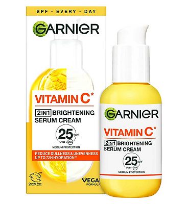 Garnier SkinActive Vitamin C 2in1 Brightening Serum Cream SPF 25, 50ml