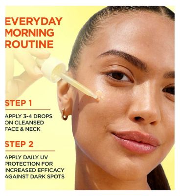 <br/>Garnier Brightening Serum, 4% Vitaminc C, Niacinamide & Salicylic Acid, Anti Dark Spots, 30ml (3)