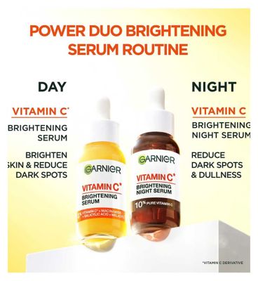 <br/>Garnier Brightening Serum, 4% Vitaminc C, Niacinamide & Salicylic Acid, Anti Dark Spots, 30ml (4)