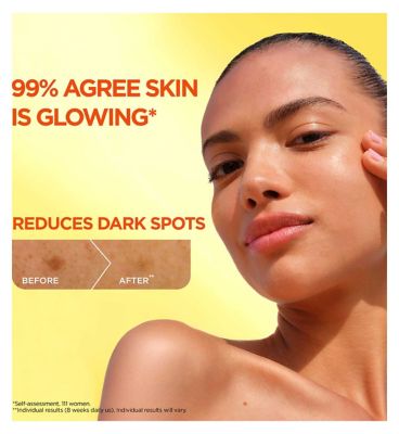 <br/>Garnier Brightening Serum, 4% Vitaminc C, Niacinamide & Salicylic Acid, Anti Dark Spots, 30ml (6)