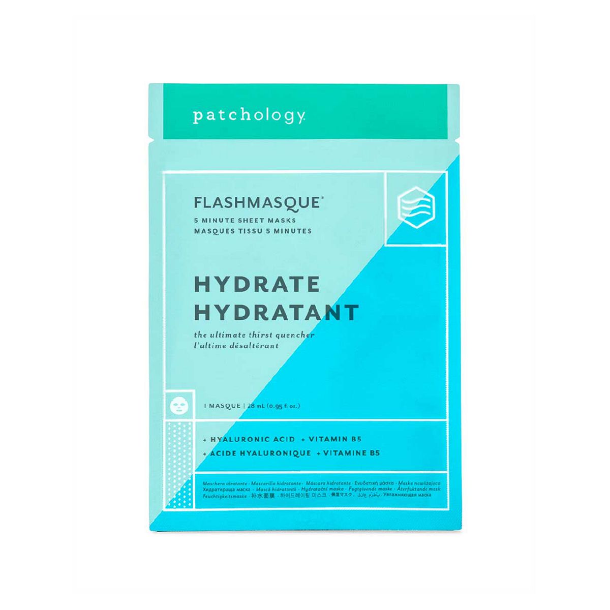 Patchology Flashmasque Hydrate Single Sheet Mask 28ml