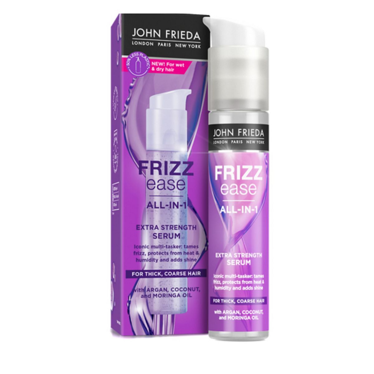 John Frieda Frizz Ease All-In-1 Extra Strength Serum 50Ml For Thick Hair