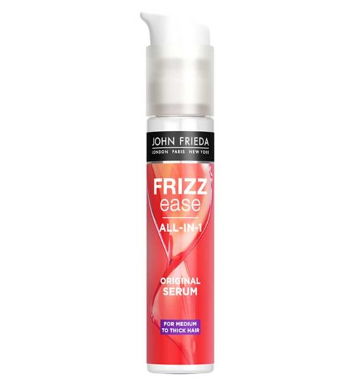 John Frieda Frizz Ease All-in-1 Original Serum 50ml for Medium to Thick Hair
