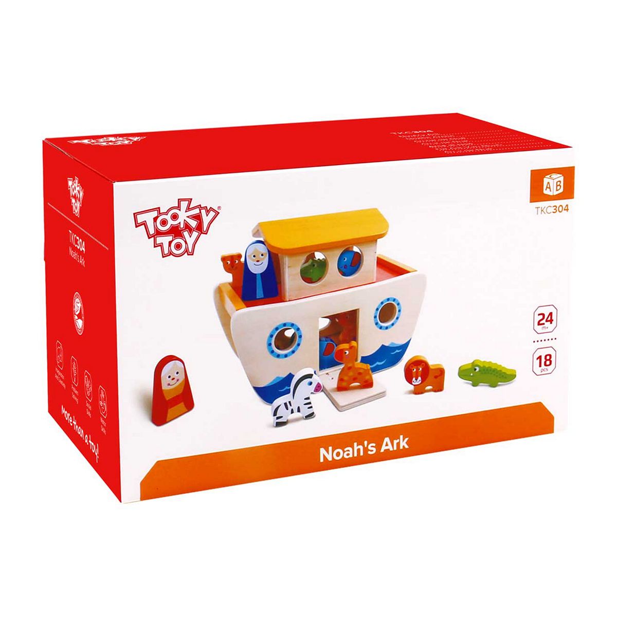 Tooky Toys Wooden Noah's Ark