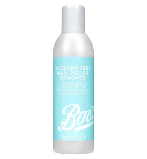 Boots Acetone Free Nail Polish Remover 200ml
