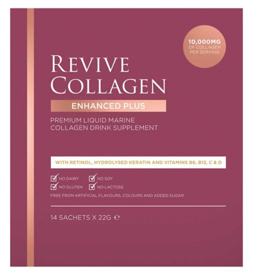 Revive Collagen Tropical Flavoured Drink Supplement 10,000mg 14 x 22g Sachets