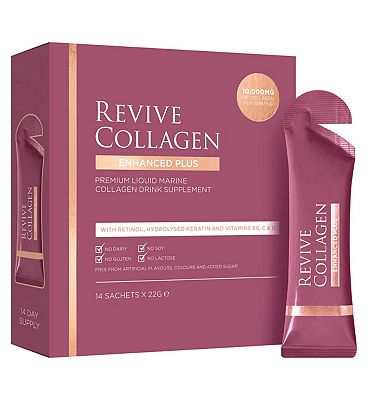 Revive Collagen Tropical Flavoured Drink Supplement 10,000mg 14 x 22g Sachets