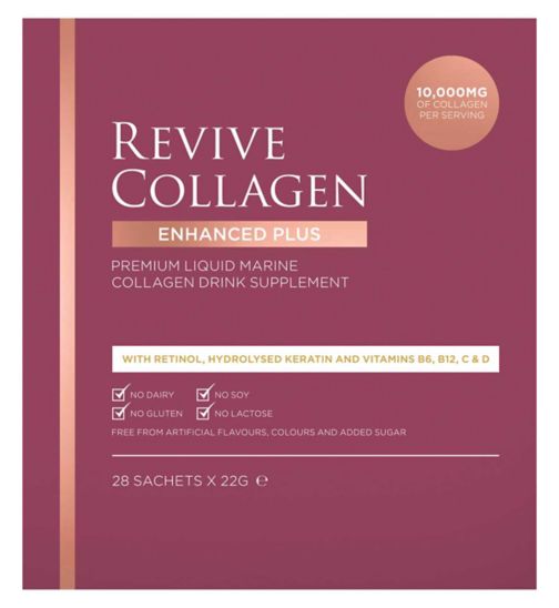 Revive Collagen Tropical Flavoured Drink Supplement 10,000mg 28 x 22g Sachets