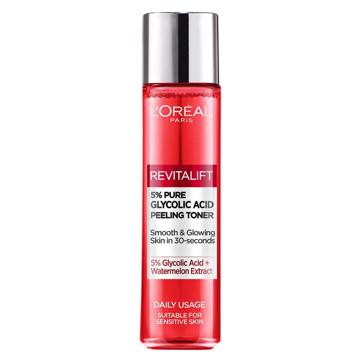 L'Oreal L’Oreal Paris 5% Glycolic Acid Peeling Toner, Exfoliates & Renews Skin Surface 180ml