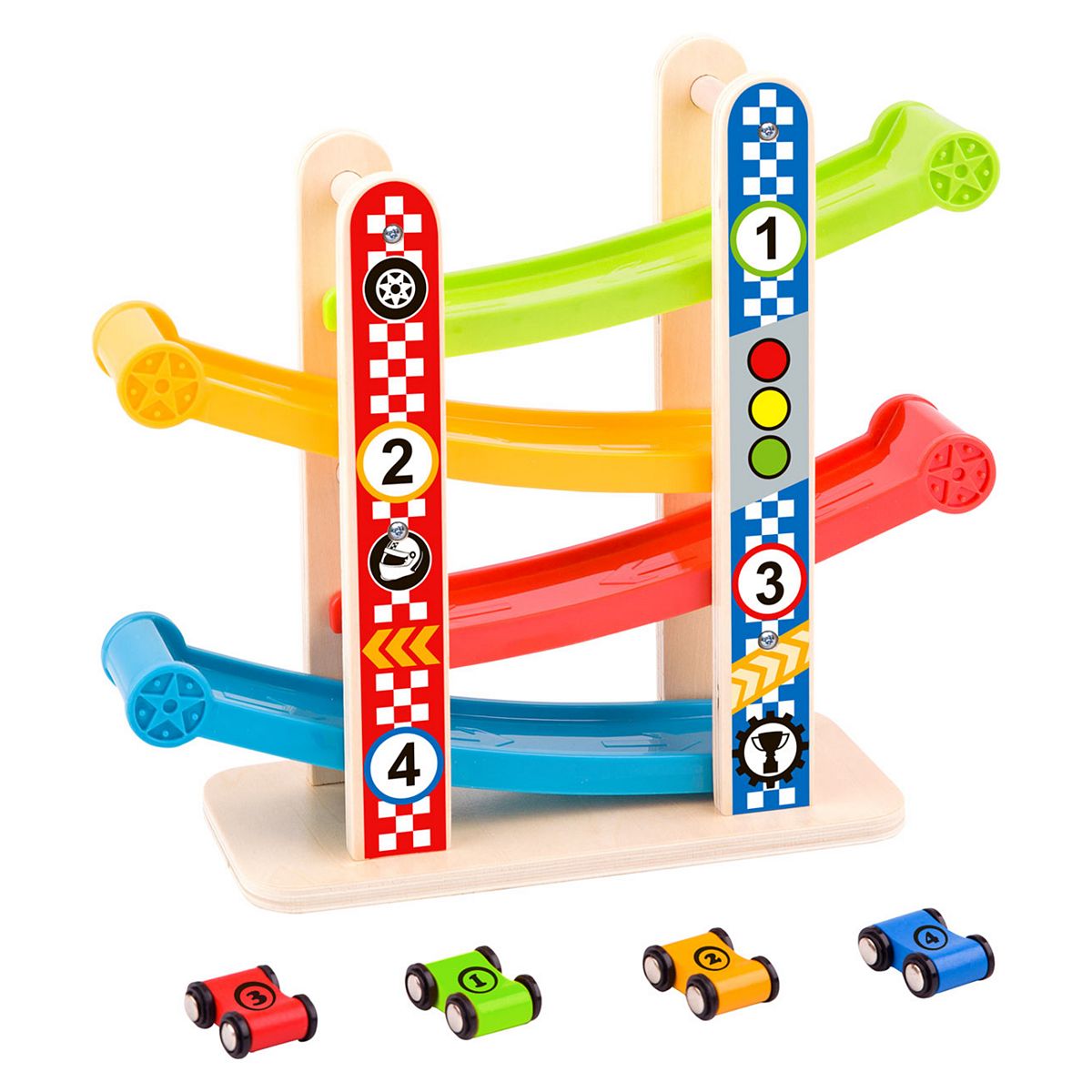 Tooky Toys Wooden Sliding Tower - Small