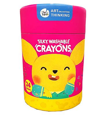Silky Washable Crayon -Baby Roo 24 Colours