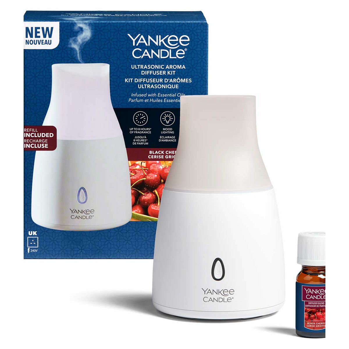 Yankee Candle Ultrasonic Aroma Diffuser Starter Kit