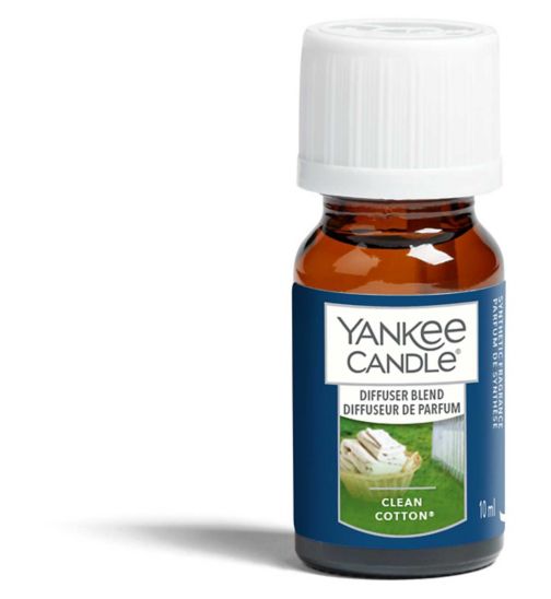Yankee Candle Clean Cotton Ultrasonic Diffuser Aroma Oil - Ultrasonic  Diffuser Oil 'Pure Cotton
