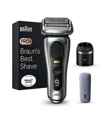 Braun Series 9 Pro+ Electric Shaver with SmartCare Center, Wet & Dry Razor and Powercase - 9477cc