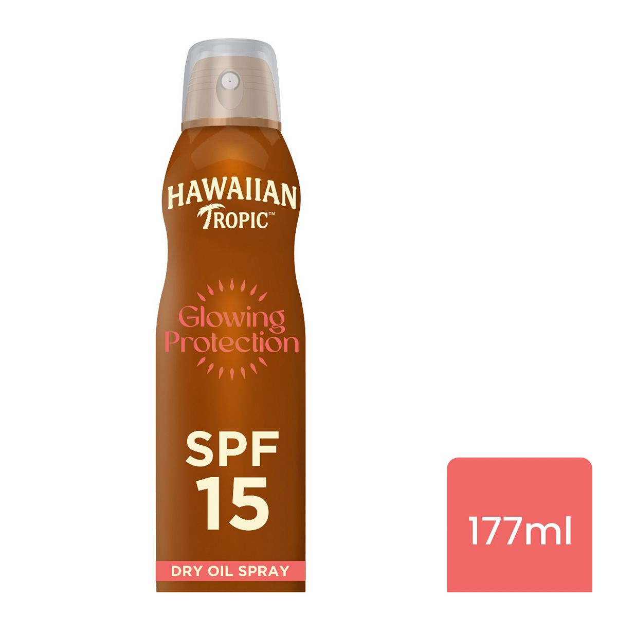 Hawaiian Tropic Glowing Protection Sunscreen Spray Spf 15 177ml