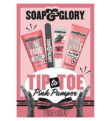 Soap & Glory Tip to Toe Pink Pamper 4 Piece Gift Set