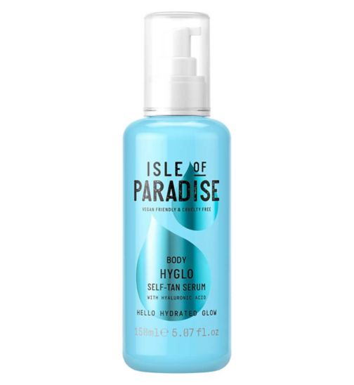 Isle of Paradise, Hyglo Body, Hyaluronic Acid Self-Tan Serum, 150ml