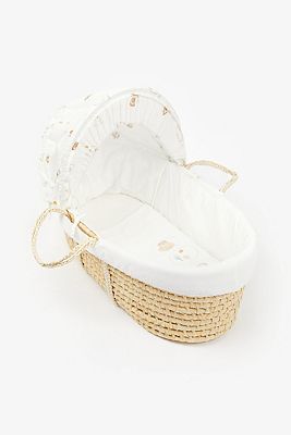 Moses basket 2025 with hood