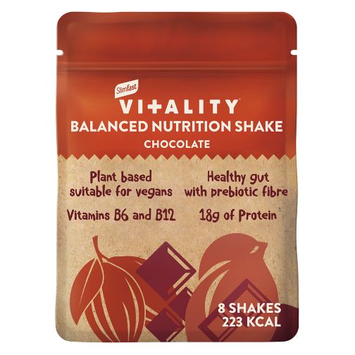 SlimFast Vitality Chocolate Shake Powder 480g