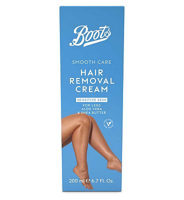 Boots Smooth Care Legs Hair Removal Cream Sensitive Skin 200ml