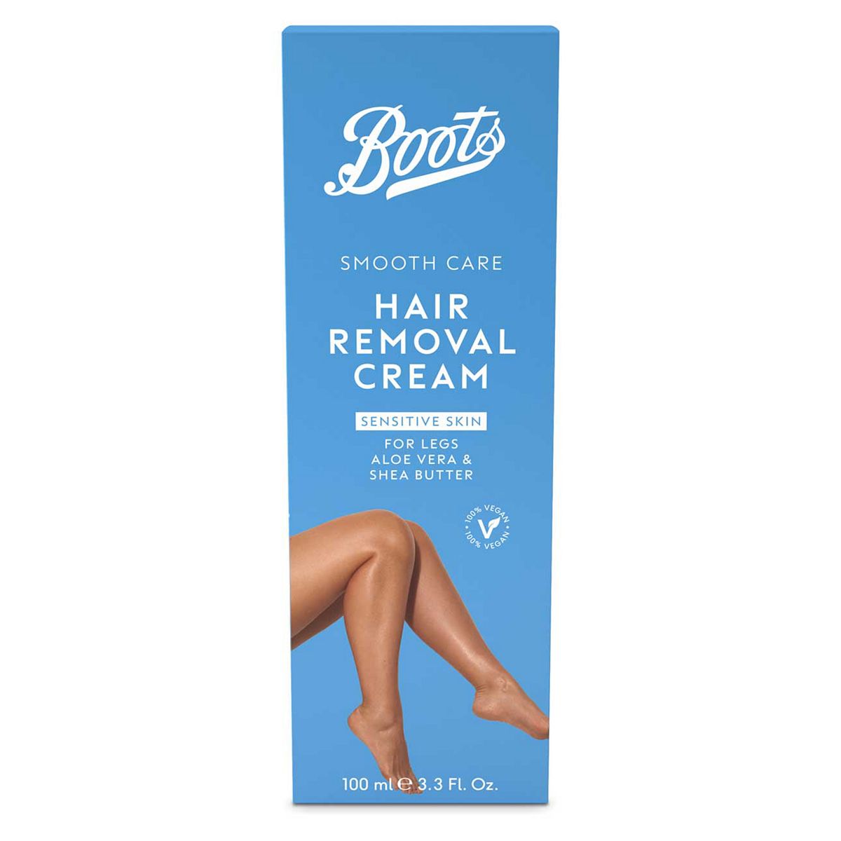 Boots Smooth Care Legs Hair Removal Cream Sensitive Skin 100Ml