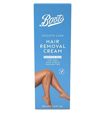 Boots Smooth Care Legs Hair Removal Cream Sensitive Skin 100ml