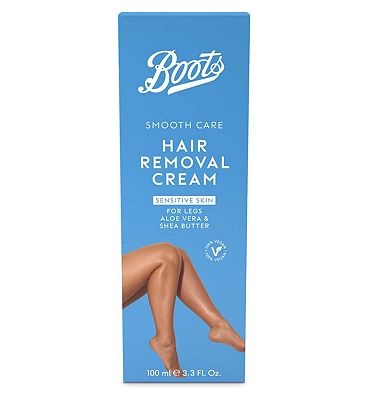 Boots Smooth Care Legs Hair Removal Cream Sensitive Skin 100ml Boots