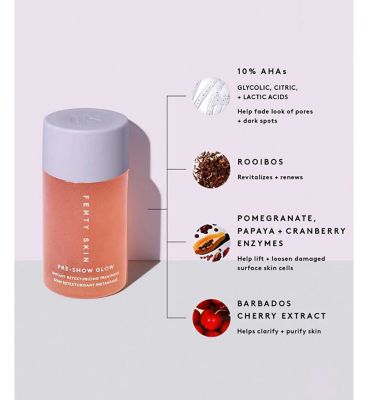 Fenty Skin Pre-Show Glow Instant Retexturizing 10% AHA Treatment + Reusable Applicator (7)