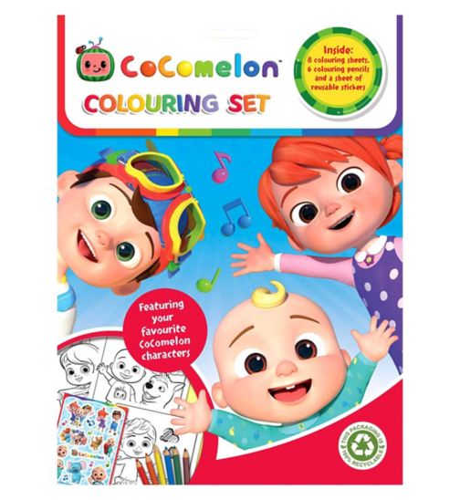 Cocomelon Colouring Set 2