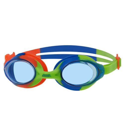 Zoggs Bondi Junior Goggles Green/Blue/Orange 6-14 Years