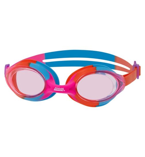 Zoggs Bondi Junior Goggles Pink/Orange/Aqua 6-14 Years