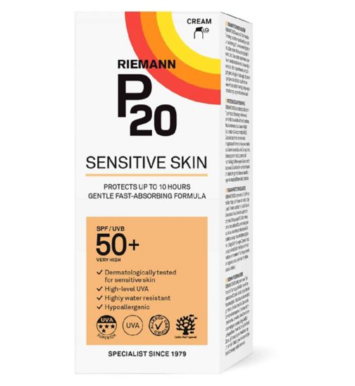 Riemann P20 SPF50+ Sensitive Sun Cream 200ml
